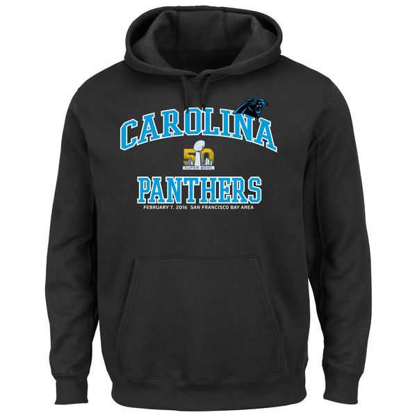 Men's Carolina Panthers Majestic Super Bowl 50 Bound Heart and Soul Going to the Game Pullover Hoodie - Black,We sell and wholesale Men's Carolina Panthers Majestic Super Bowl 50 Bound Heart and Soul Going to the Game Pullover Hoodie - Black on line form chian!